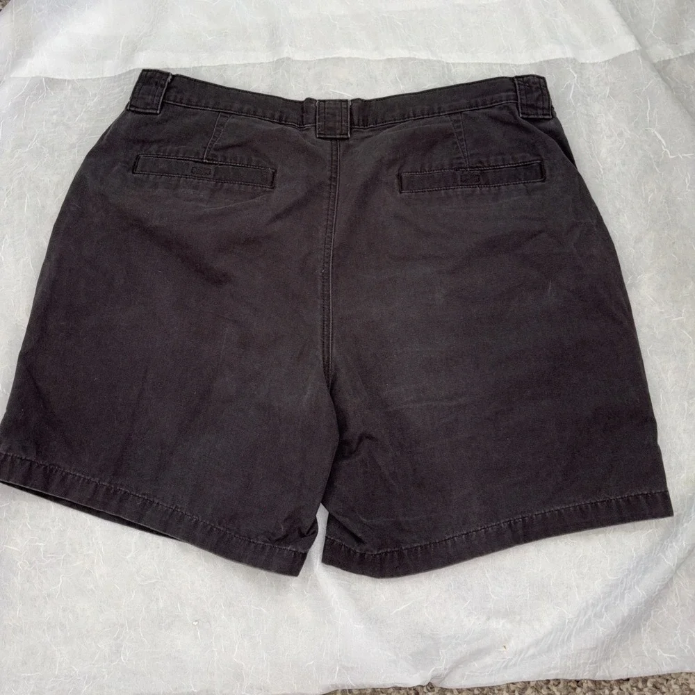Savane Shorts Mens 38 Dark Grey Cargo Safari Utility Stretch Waist Flat Front